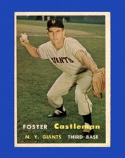 1957 Topps Set-Break #237 Foster Castleman EX-EXMINT *GMCARDS*