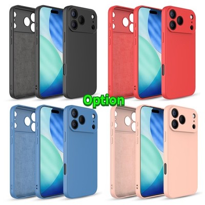 Silicone Shockproof Case Camera Lens Cover For iPhone 17 16 15 Pro Max 8 7 SE
