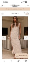 Billyj Mesh And Sequin Dress