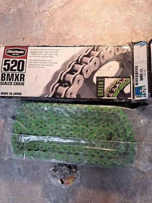 BikeMaster 520x120 BMXR O-Ring Chain - Green | 197454