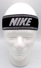 Nike Sport Elastic Headband Adult Unisex Black/LT Iron Ore