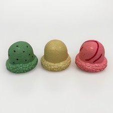 Melissa and Doug Magnetic Ice Cream Scoops Replacement Play Set Lot Of 3 Mint