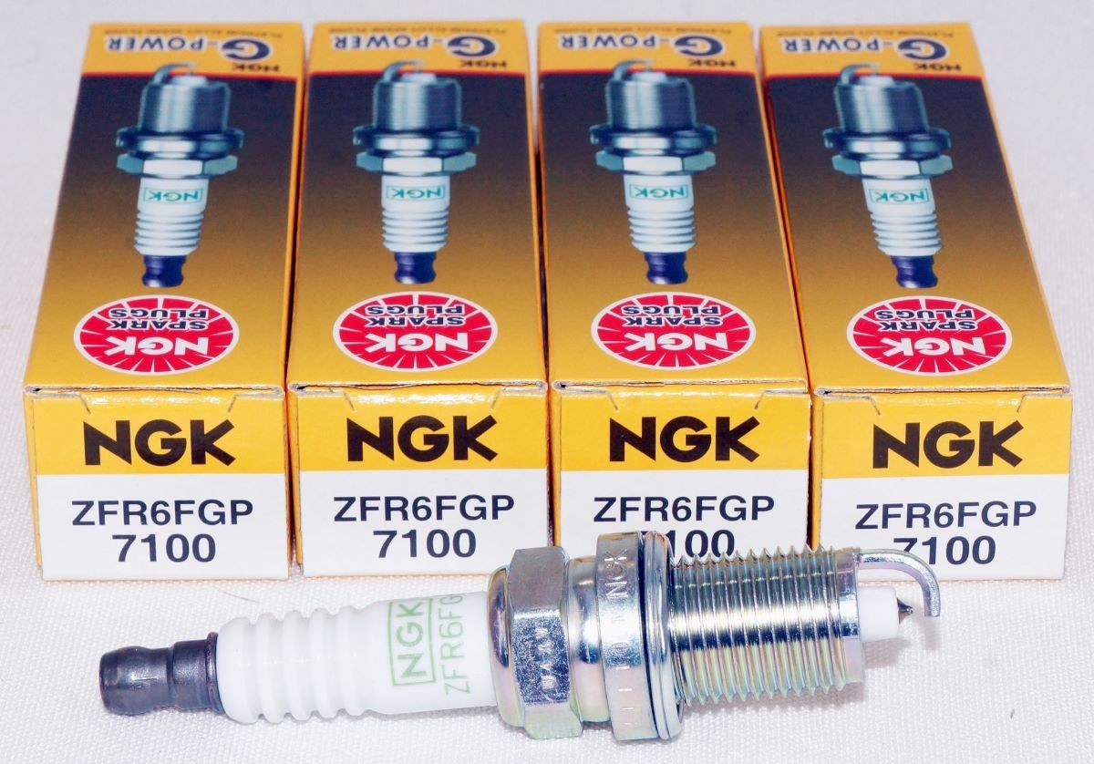 4 Pack Genuine NGK 7100 G-Power Spark Plugs ZFR6FGP for Honda GM Ford Mazda