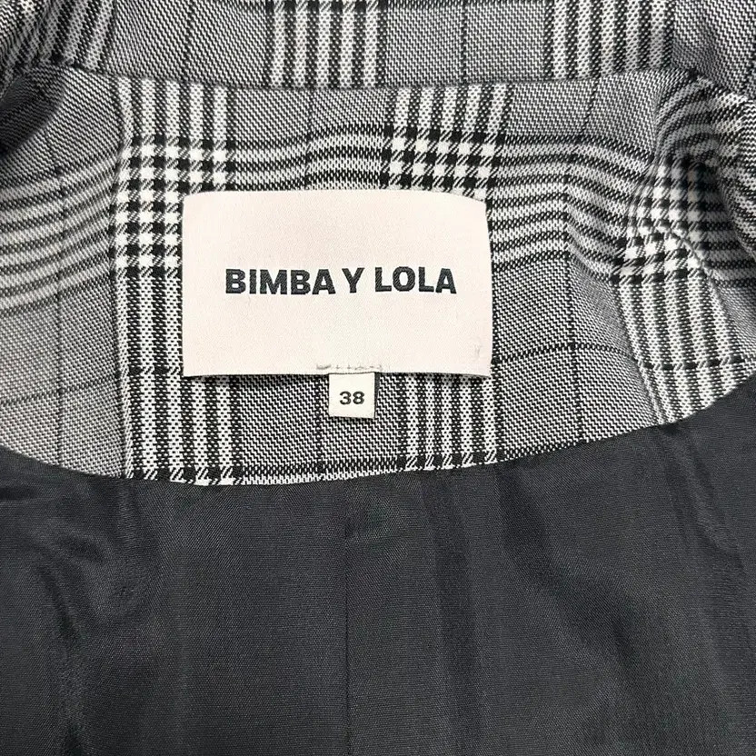 Bimba Rolla Check Pattern Double Jacket - image 3