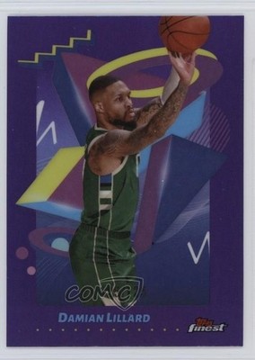 2024-25 Topps Finest Rare Purple Refractor 125/125 Damian Lillard #251 16n7