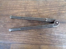 Vintage J.H. Williams & Co. No. 482 Adjustable Face Spanner Wrench 2 Inch