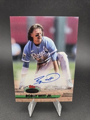 2024 Topps Stadium Club - Bobby Witt Jr. - Design Variation Auto 