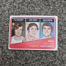 Topps Bill Melchionni Larry Brown Louie Dampier #264 1971 ABA Basketball Card