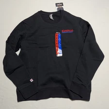 Kirkland Signature Costco Logo Crewneck Sweatshirt Black Men’s M Ladies L