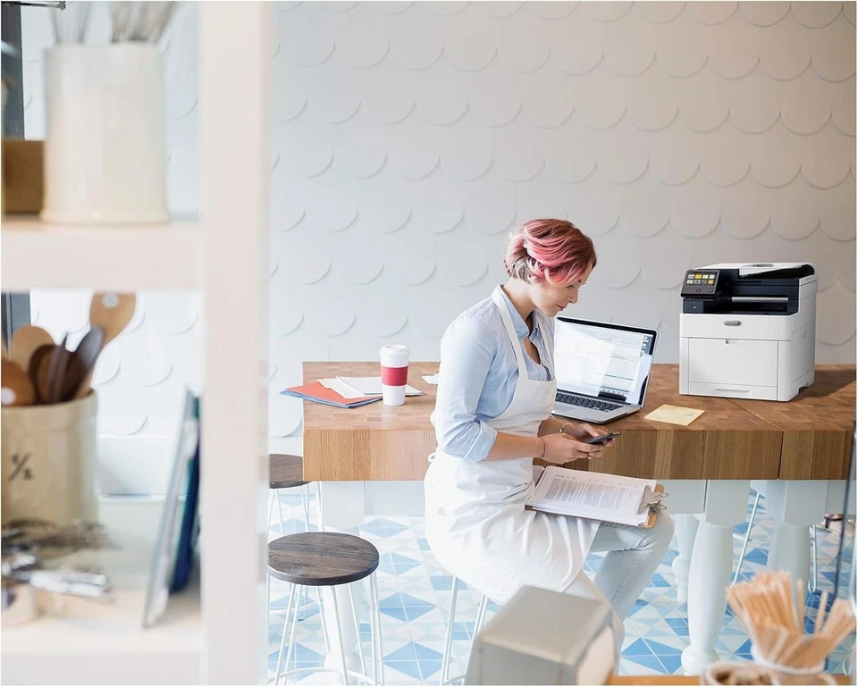 XEROX WORKCENTRE 6515DNI DUPLEX WIRELESS A4 COLOR MULTIFUNCTION LASER PRINTER - Image 3 of 4