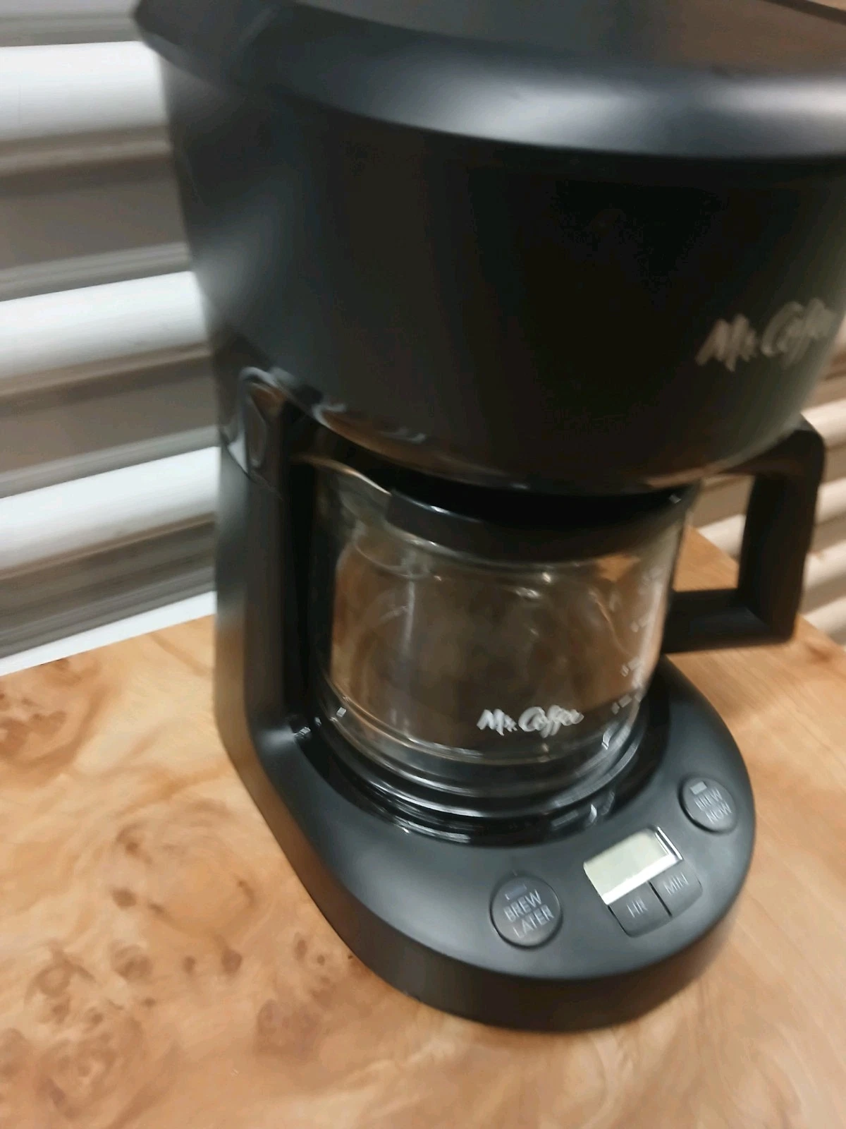 Mr. Coffee 5-Cup Programmable Coffee Maker, 25 oz. Mini Brew, Black