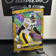 2025 Panini Prizm Carnell Lake Choice Gold #/10 Steelers