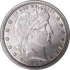 1908-D 25c Barber Quarter ~ AU Details