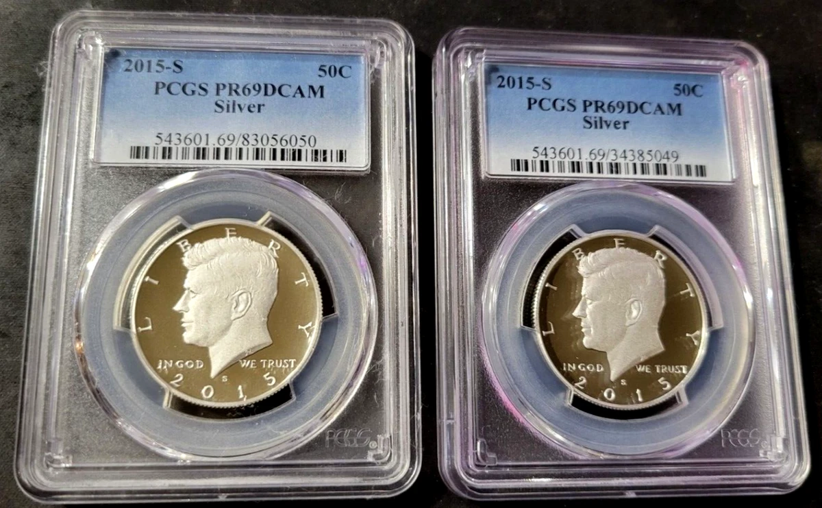 2015 Proof PCGS Certified Kennedy US Half Dollars (1964-Now) for