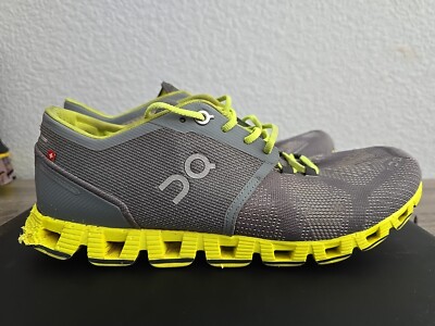 Men\'s Lightweight Gray and Neon Yellow Runner Men main image 4