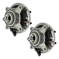 4WD Pair Front Wheel Bearing Hub for Ford F-150 2009-2010 6 Lug w/ ABS