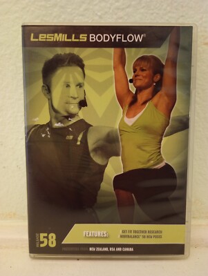 Les Mills Bodyflow Release 58 DVD And CD Plus Booklet