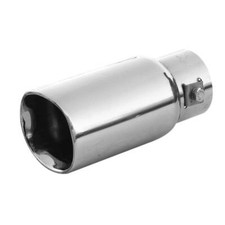 Exhaust Tip Trim Pipe Tail Muffler Chrome For Peugeot 106 206 207 208