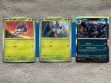Pokemon TCG Paradox Rift NYMBLE 13/182 & 14/182 + LOKIX 122/182