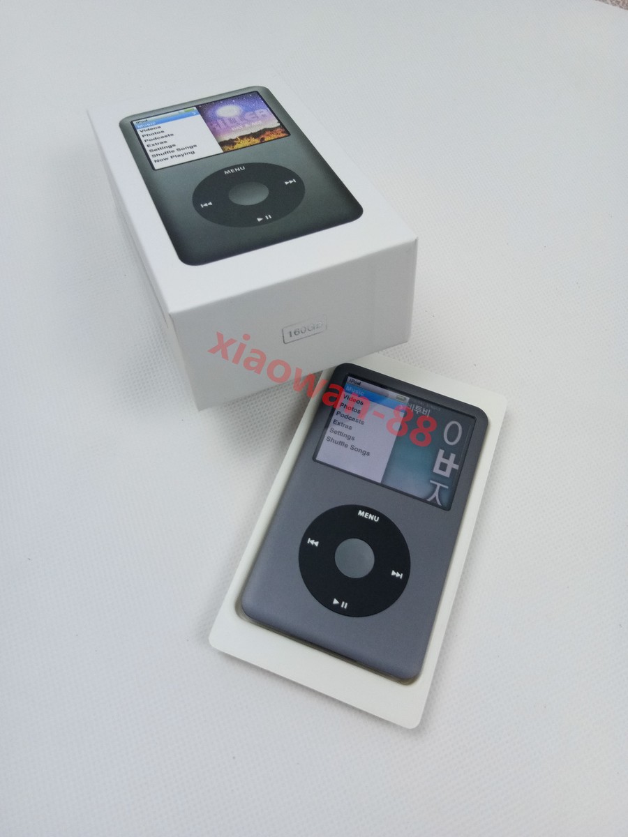 🔥New Apple iPod Classic 7th Generation 160GB Black Silver