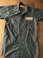 Surly Brewing Co Beer Button Short Sleeve Work Shirt Size Small