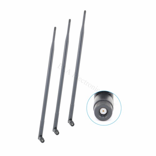 New 3 9dBi Dual Band RP-SMA WiFi Antennas For Linksys EA6900 ASUS RT-AC68U