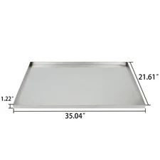 1 pc 35x21.6 inch Stainless Steel Replacement Tray for Dog Crate Pans Bottom