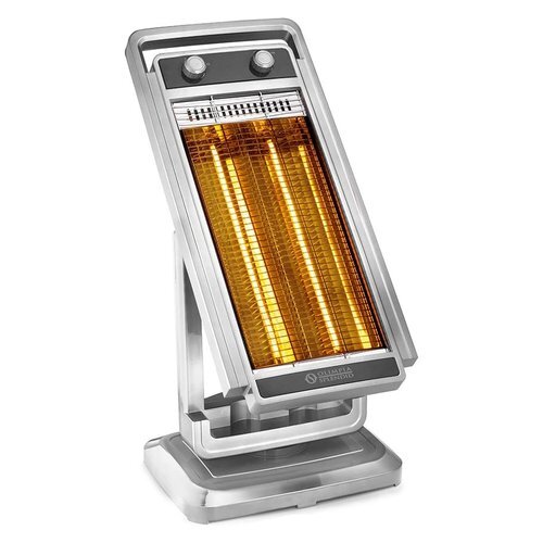 OLIMPIA SPLENDID 99610 Stufa al carbonio 45m3 SOLARIA Carbon Silver