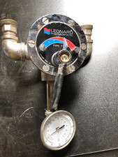 LEONARD VALVE Steam and Water Mixing Valve: Chrome-Plated, 60 gpm Flow