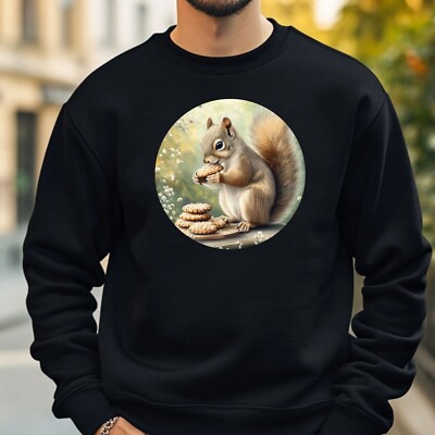 Eichhörnchen Keksen Sweatshirt Kuschelig und Perfekt für jeden Anlass S bis 4XL
