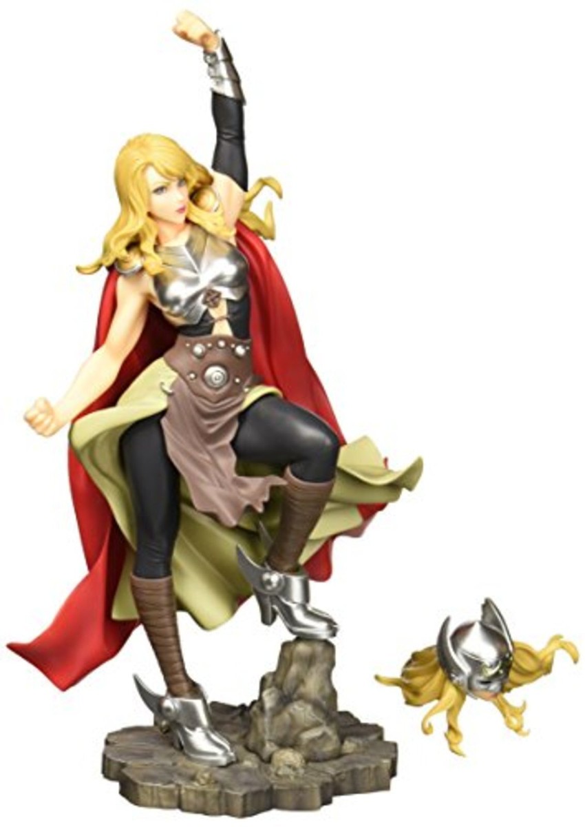 未開封/コトブキヤ MARVEL Bishoujo Statue THOR ソー Marvel Comics Bishoujo Thor (Jane Foster) 1/7 Scale Figure