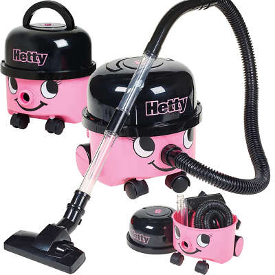 Hetty Spielzeug-Staubsauger mit Saugfunktion für Kinder rosa Gerät