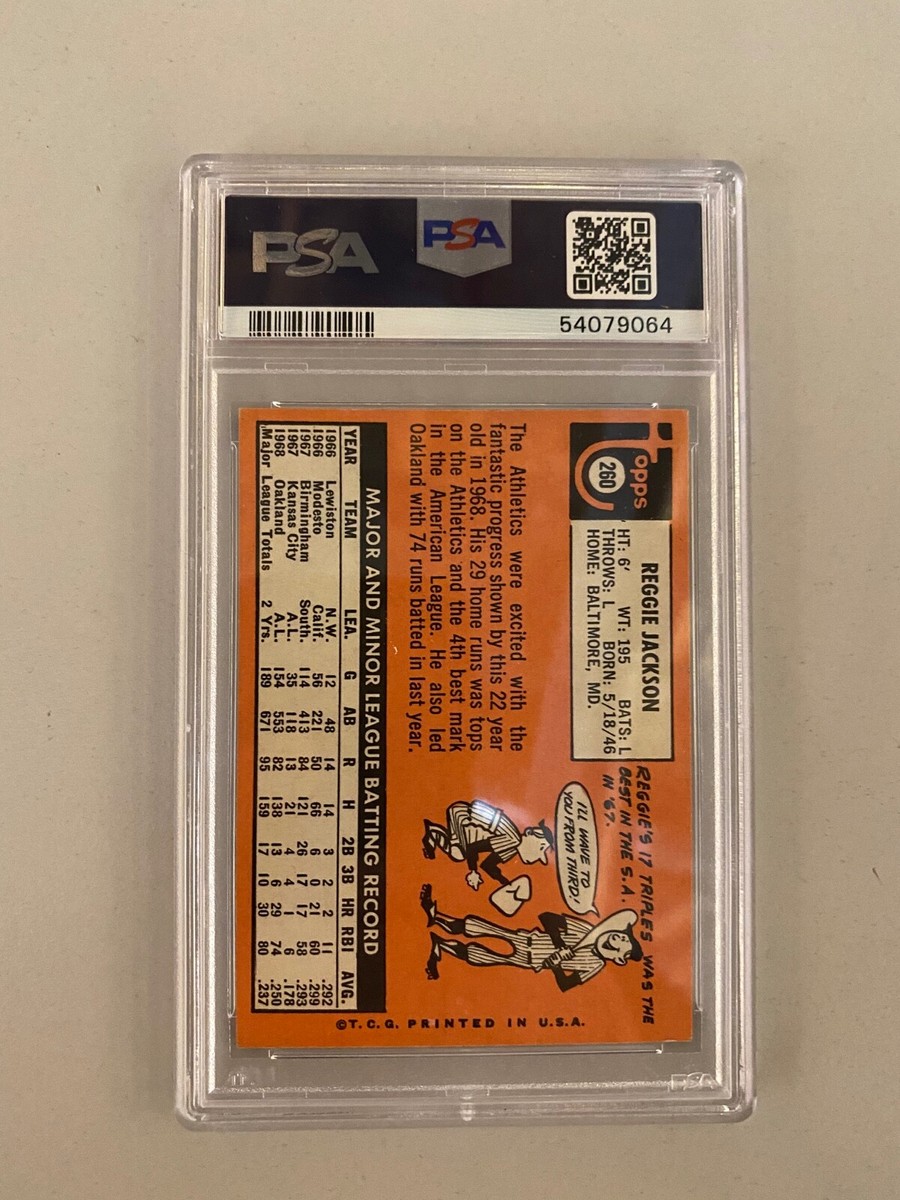 1969 Topps - Reggie Jackson #260 (RC) for sale online | eBay