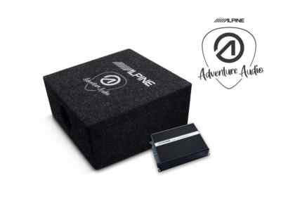 Alpine SPC-W84ACRA2-2 Subwoofer mit DSP Verstärker kompatibel mit VW Crafter