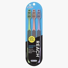 Advanced Design Toothbrushes, Medium, 2-Count