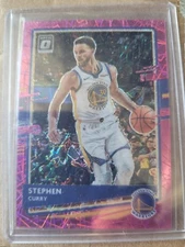 2020/21 Donruss Optic B/ball Pink Velo. Prizm Card 17 Stephen Curry #17/79