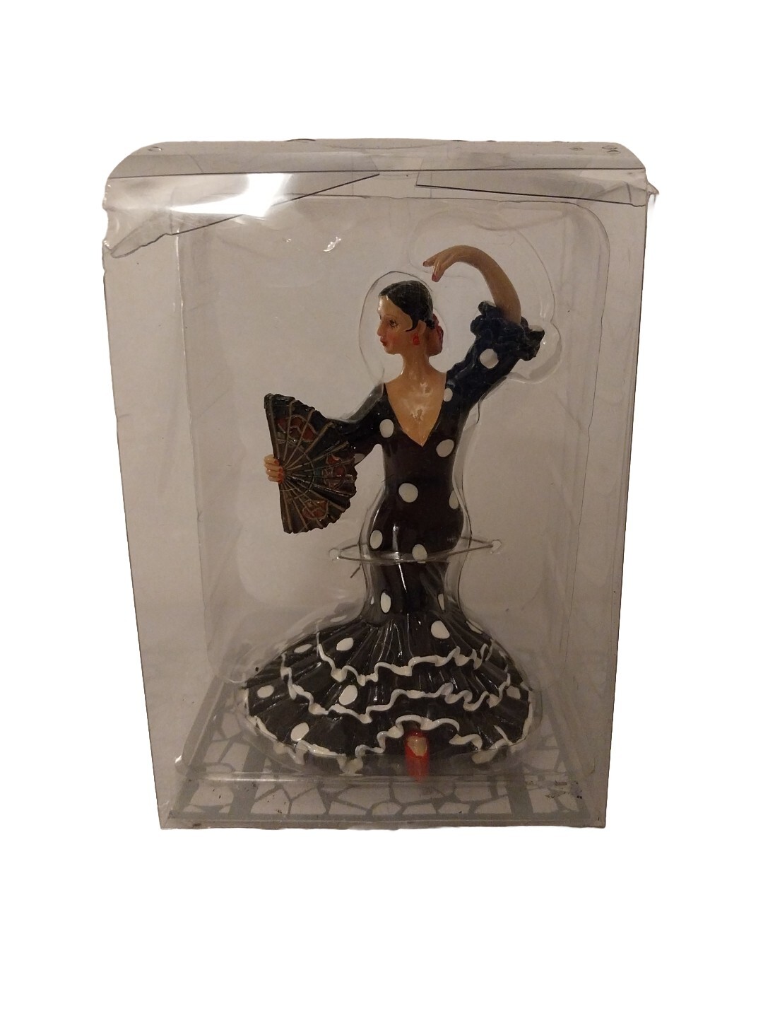 Barcino OLE Mosaico Bailarina Flamenca Española con Estatuilla Abanico Nuevo Original
