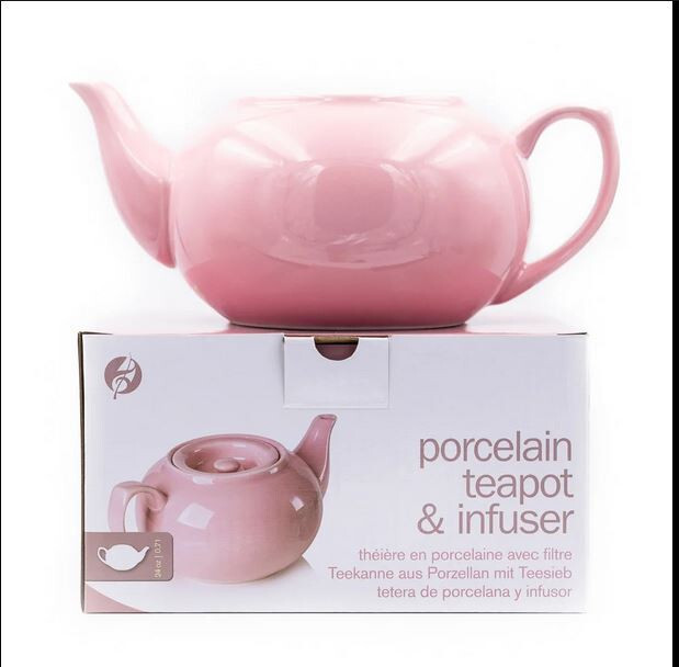 Ceramic Teapot (Pink) - PersonaliTEA New Teaware Filter Basket&nbsp;