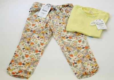 pantalon fleurs zara