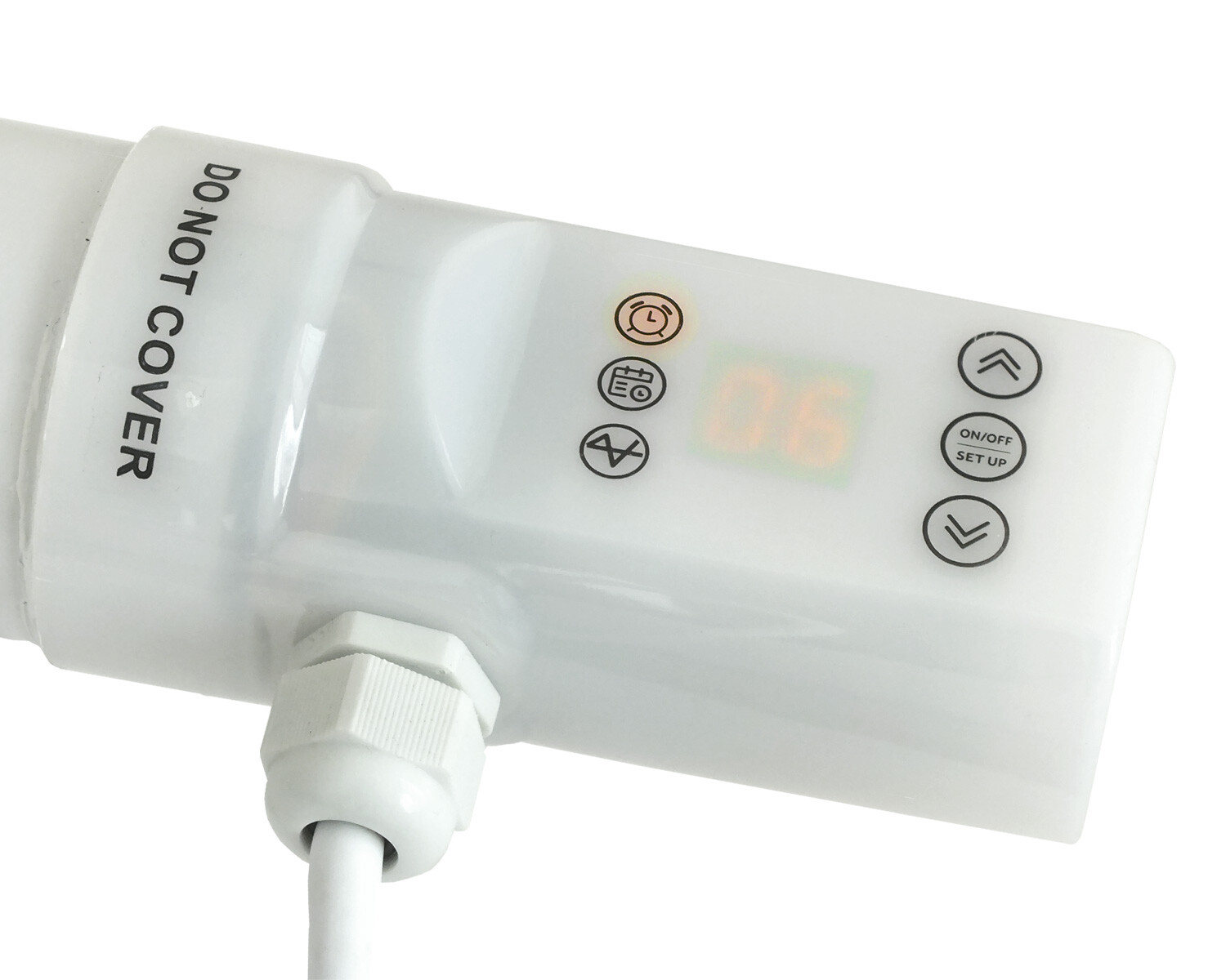 VOCHE 2ft 120W ELECTRIC TUBULAR GREENHOUSE HEATER DIGITAL TIMER GARAGE