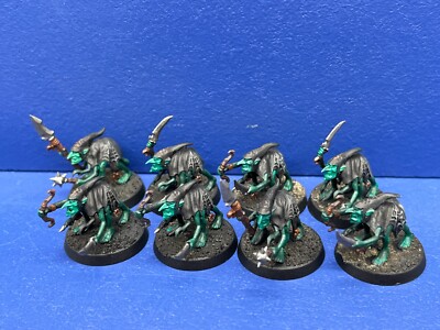 Warhammer Quest - 8 Grot Scuttlings des Chaos / Orks & Goblins