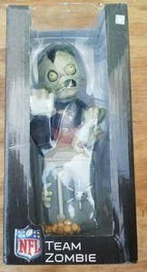 Nfl Team Zombie New England Patriots Resin Figurine 9 Forever Collectibles Ebay