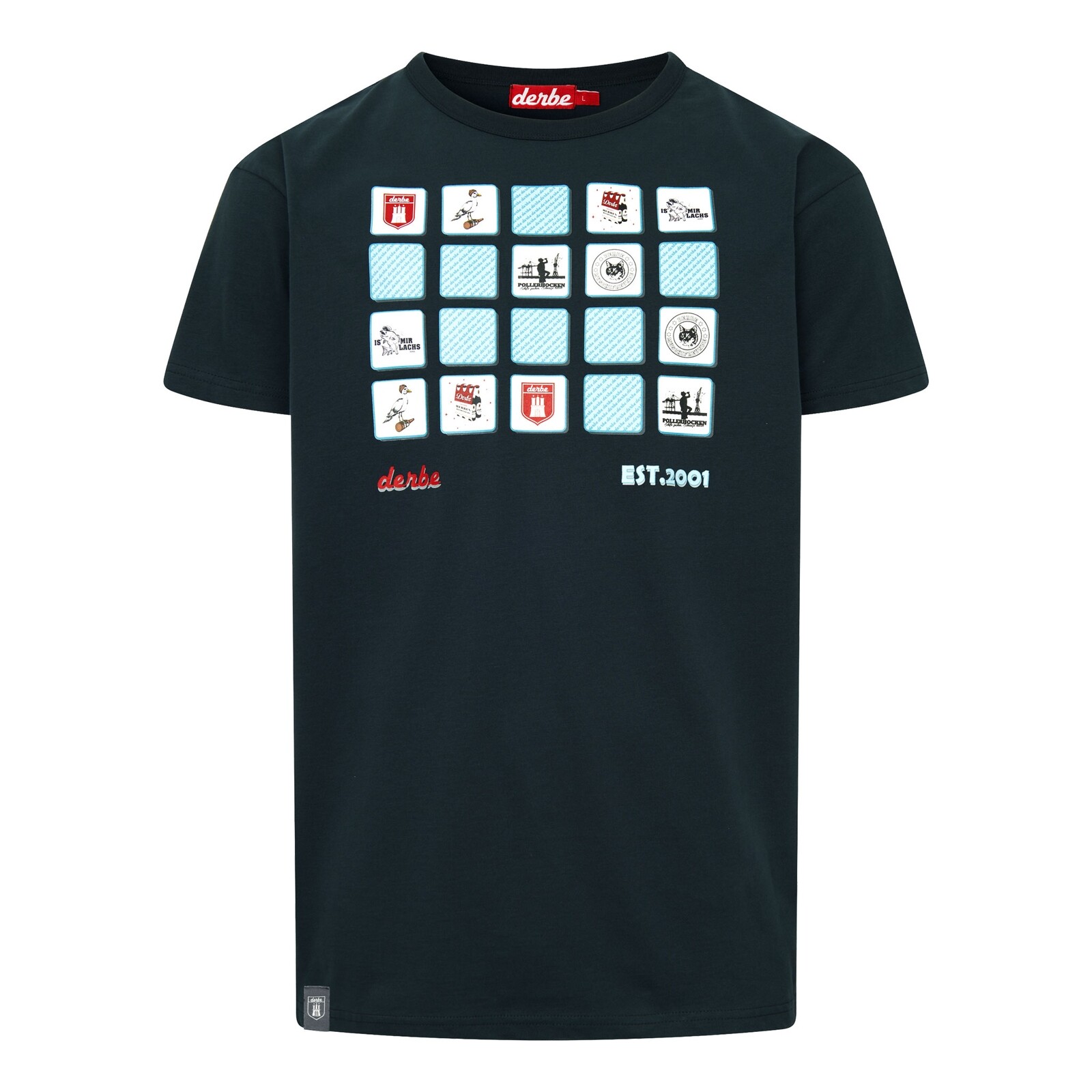 Derbe Herren T-Shirt Oberteil Rundhalsshirt Erinnerung 9090₽
