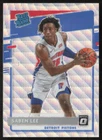 2020 Donruss Optic Basketball Holo Saben Lee #191 PSA 9