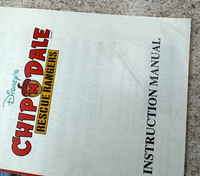 Chip N Dale Rescue Rangers NES-RU-USA (Nintendo NES) - SOLO Manual - Excelente