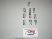 DIXIE NARCO SODA VENDING MACHINE (9) "COKE FRONT" SELECTION BUTTON SPRINGS