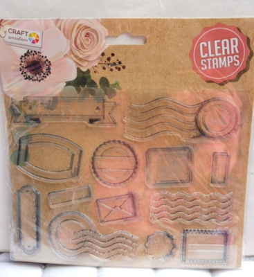 Karten-Kunst Clear Stamp „Willkommen“ – Transparenter Silikonstempel, Ca. 9 Cm Breit | Für Acrylblock, Stempelkissen & Embossing