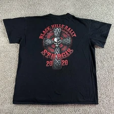 Hot Leathers Sturgis Shirt Mens XL 2020 Black Hills Celtic Cross Skull Biker