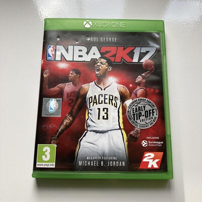 NBA 2K17 Paul George Xbox One Game Basketball Michael Jordan