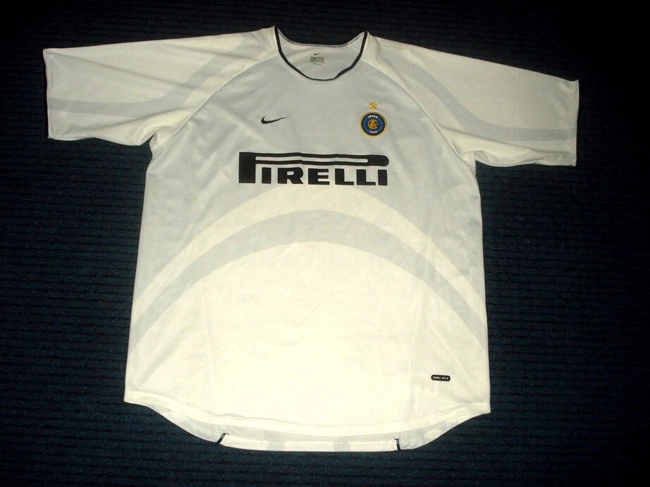 Vintage Nike INTER MILAN 2001 2002 Away Shirt Jersey Maglia Italy SIZE 2XL